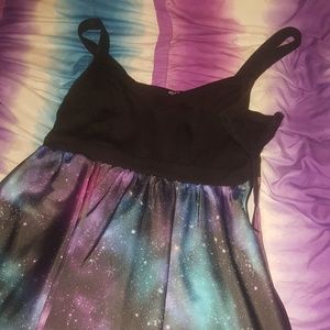 Galaxy skater dress